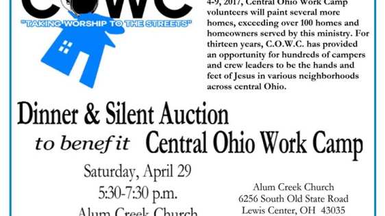Silent Auction for Central Ohio Work Camp 