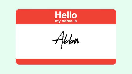 Hello, My Name Is Abba
