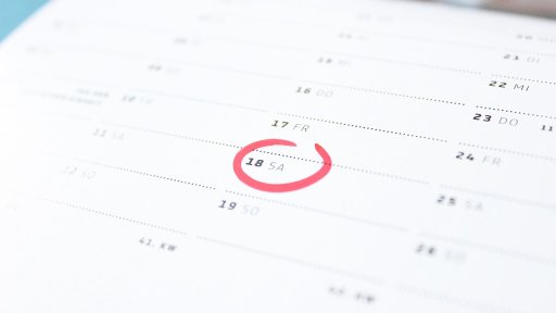 Image of a calendar