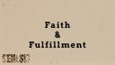 Faith and Fulfillment