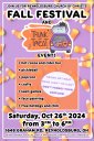 Fall Festival 2024 flyer